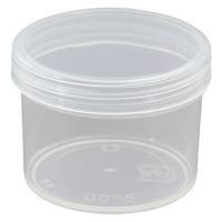浅井商事 プラ壷 24810003 透明 30ML(100コイリ) 1箱(100入)（直送品）