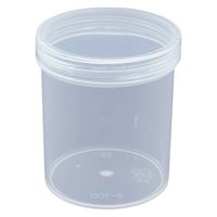 浅井商事 プラ壷 24810005 透明 100ML 1箱(50入)