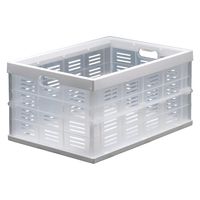 折りたたみ式コンテナNM-35 スモークホワイト1個