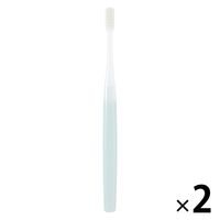 無印良品 ヘッドが交換できる歯ブラシ ブルー やわらかめ 全長184mm 1セット（1本×2） 良品計画