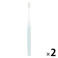 無印良品 ヘッドが交換できる歯ブラシ ブルー ふつう 全長184mm 1セット（1本×2） 良品計画