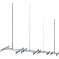 テラオカ ステンレス製H型スタンド 台のみ 特大 22-0110-20 1台 135-4586（直送品）