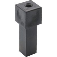 トラスコ中山 TRUSCO 16mmアルミフレーム用ジョイント 1方向 穴付き AFA-1WH 1個 362-2852（直送品）