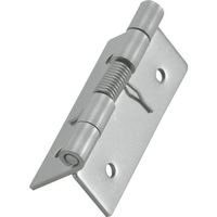トラスコ中山 TRUSCO ステンレス製スプリング蝶番 全長100mm TSH-100C 1個 424-1779（直送品）