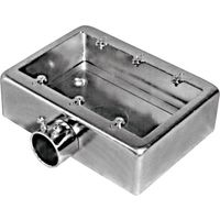 外山電気 ねじ無角型3個用一方出 鋼板 TCS31K19 1個 395-5433（直送品）