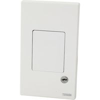 TERADA プッシュコンセント ホワイト UCW101W 1個 455-5938（直送品）