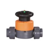 ジョージフィッシャー ジョージフィッシャ 手動ダイヤフラムバルブ PVC/PTFE S式 40A 161514836 1台 147-9166（直送品）