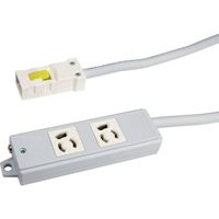 TERADA OAタップ2口 抜止 5m AHY255W 1本 455-9098（直送品）