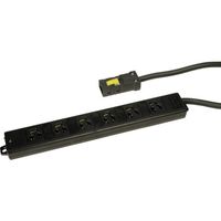 TERADA OAタップ6口 抜止 5m AHY655BK 1本 455-7604（直送品）