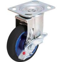 上杉輸送機製作所 上杉 5インチペダルブレーキ自在キャスター DSG-130RB-PS 1個 426-7006（直送品）