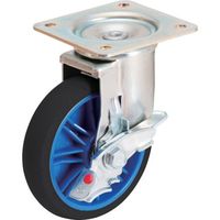 上杉輸送機製作所 6インチペダルブレーキ自在キャスター DSG-150RB-PS 1個 426-7003（直送品）