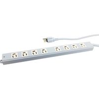 TERADA 一般プラグ付OAタップ 8口 XLT853W 1個 455-7605（直送品）