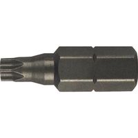 近江 六角6.35差込アダプター用へクスウェーブビット T25 全長25.4 段付φ5.5x10 V27T-T25-25.4-5.5（直送品）