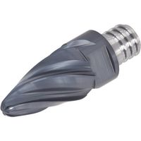 5軸加工機向け三次元倣い加工用 バレルヘッドロングタイプ 5枚刃 AH715 VBO160L25.0R750-5S10 1セット(2個)（直送品）