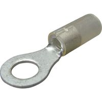 ニチフ 絶縁被覆付圧着端子(R形) 丸形 絶縁筒部ストレートタイプ(100PCS) TGV 5.5-4N-CLR 1パック(100個)（直送品）