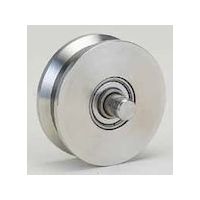 ヤボシ フジロイヤルステン重量戸車 VK型 兼用 60mm 車のみ(芯棒付) SR60VKN 1個 495-2285（直送品）