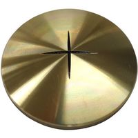 コノエ 測量用基準鋲 丸型 Vカット十字φ50 黒色 SSBS-VX-50B 1個 570-9315（直送品）