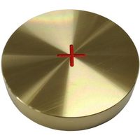 コノエ 測量用基準鋲 丸型 フラット 線十字φ75 赤色 SSBS-FX-75R 1個 571-0822（直送品）