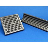 加島 面状型遠赤外線セラミックヒータ Yー3型 200V 600W (Black) Y-3 200V600W 1個 513-9001（直送品）