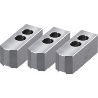 北川鉄工所 北川 パワーチャック用ソフトジョー SJ08B1 1セット(3個) 422-5991（直送品）