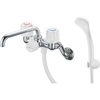 SANEI ツーバルブシャワー混合栓 SK21-W-13 1個 388-9565（直送品）