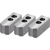 北川鉄工所 北川 パワーチャック用ソフトジョー SJ12A1 1セット(3個) 422-5986（直送品）