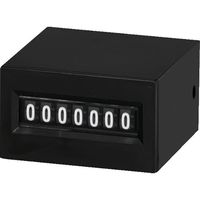 ライン精機 電磁カウンター(リセットナシ) 6桁 4.3×2.6mm MCU-6S DC24V 1個 531-9243（直送品）