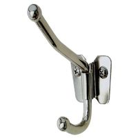 ニッサチェイン 107ニッケル鉄回転帽子掛(60個入) HG107-NI 1箱(60個) 545-2974（直送品）