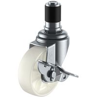 ユーエイ 差し込み式 自在 キャスター ナイロン 車輪径75mm Sタイプ STF型 パイプ径35 STF-75N-35 1個（直送品）