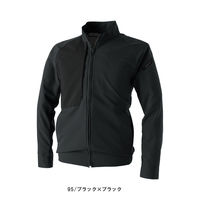 TSデザイン 藤和 ハイブリッドサマーワークジャケット  84606  S  95 ブラックｘブラック  1着（直送品）
