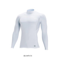 TSデザイン 藤和 ハイネックロングスリーブシャツ  84151  L  05 ホワイト  1着（直送品）