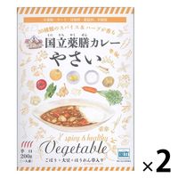 国立薬膳カレー やさい 辛口 1人前・200g 1セット（1個×2）AKプラス レトルト