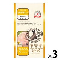 いぬぴゅーれ 無添加ピュア 鶏ささみ 国産（13g×4本）3袋 ドッグフード 犬用 おやつ