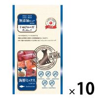 いぬぴゅーれ 無添加ピュア 海鮮ミックス 国産（13g×4本）10袋 ドッグフード 犬用 おやつ