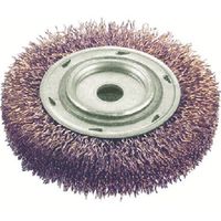 Ampco 防爆チゼル ブラシホイール(ねじ山なし) 外径76.2mm 線径0.356mm 穴径1/2インチ AMCWB-30C 1個（直送品）