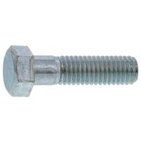 SUNCO 三価ホワイト 小形六角BT(半ねじ B=14 10X55 (10本入) B0-00-0510-0100-0550-03-10P（直送品）