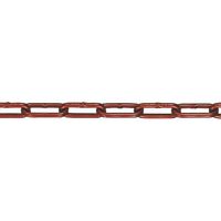 水本 【要長さ指定】アルミカラーチェーン レッド ALー5R 長さ・リンク数指定カット 11.1~12m AL-5-12C-R 1本（直送品）