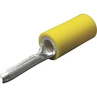 ニチフ 絶縁被覆付圧着端子(TC形) 棒形 絶縁筒部ストレートタイプ(100PCS) TGV TC-5.5-11-YEL（直送品）