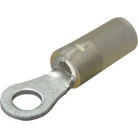 ニチフ 絶縁被覆付圧着端子(R形) 丸形 絶縁筒部ストレートタイプ(100PCS) TGV 3.5-8-CLR 1パック(100個)（直送品）