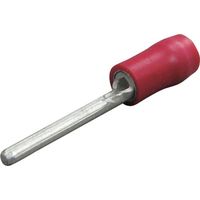 ニチフ 絶縁被覆付圧着端子(TC形) 棒形 電線被覆グリップタイプ(100PCS) TMDV TC-1.25-11-RED 1箱(100個)（直送品）