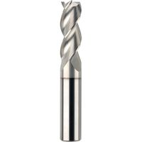 京セラ 3枚刃 非鉄金属用スクエアエンドミル ミリ仕様 43M(TiB2コーティング)POLISHED FLUTE 44892 1本（直送品）