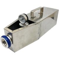 岩崎製作所 放水圧力測定器 ステンレス製 吐水口・アダプター付 ピトーキング 40A×13φ 23SPK40XSU 1台 509-6052（直送品）