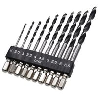 ワールドツール アストロプロダクツ 木工ドリルセット(10本組) 2011000012281 1セット 547-5976（直送品）