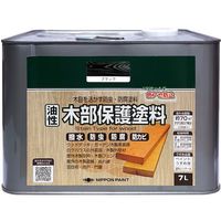 ニッペホームプロダクツ ニッぺ 油性木部保護塗料 7L ブラック 4976124519284 1缶 532-9707（直送品）