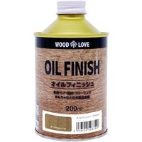 ニッぺ 国産自然系塗料 WOODLOVE オイルフィニッシュ 200ML ダークウォルナット 4976124528729 1缶（直送品）