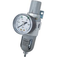 TAIYO フィルタレギュレータ(ブラケット、D型圧力計付) SFR3-06-BD 1個 521-2486（直送品）