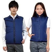 岡潮 空調ベスト(ウェアのみ) 20201 ネイビーM 20201N-M 1着 535-8961（直送品）