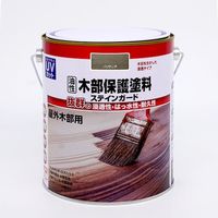 ニッペホームプロダクツ ニッぺ 油性木部保護塗料ステインガード 1.6L パリサンダ 4976124519949 1缶 536-7517（直送品）
