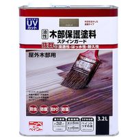 ニッペホームプロダクツ ニッぺ 油性木部保護塗料ステインガード 3.2L パリサンダ 4976124520044 1缶 536-7519（直送品）