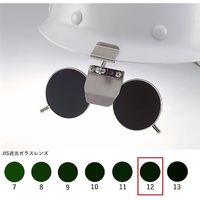 トーアボージン TOA BOJIN ヘルメット取付遮光めがね 393B TB12 1個 557-2382（直送品）